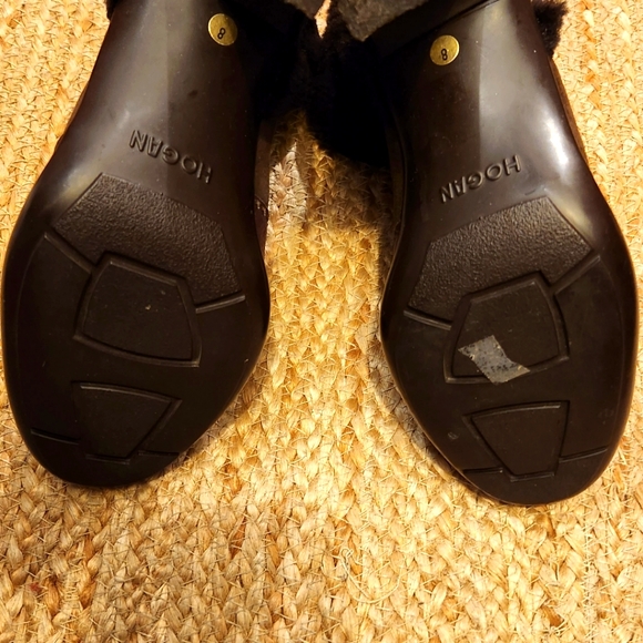 HOGAN shearling boots, heels - Picture 5 of 5